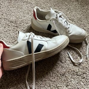 Veja V-10 size 38. Has a lot of life left!